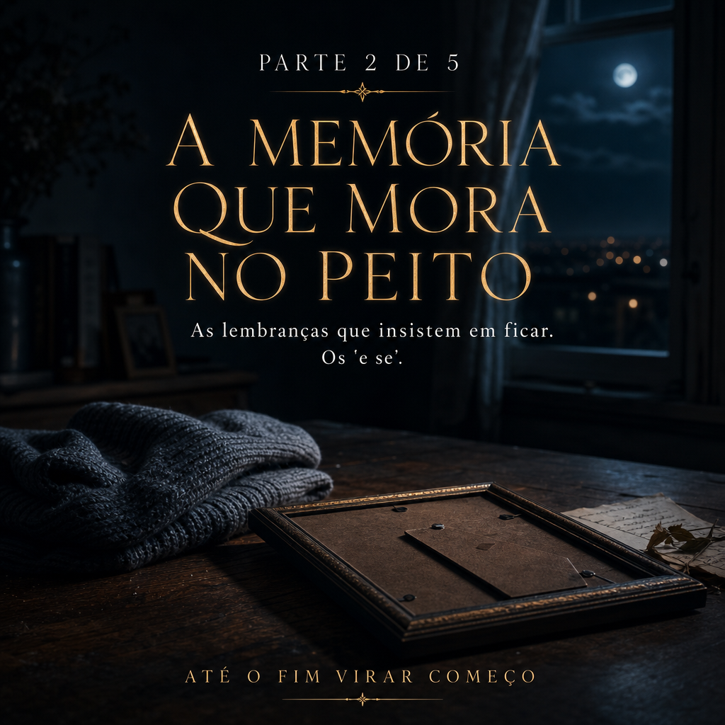Objetos antigos e cartas sobre uma mesa à noite